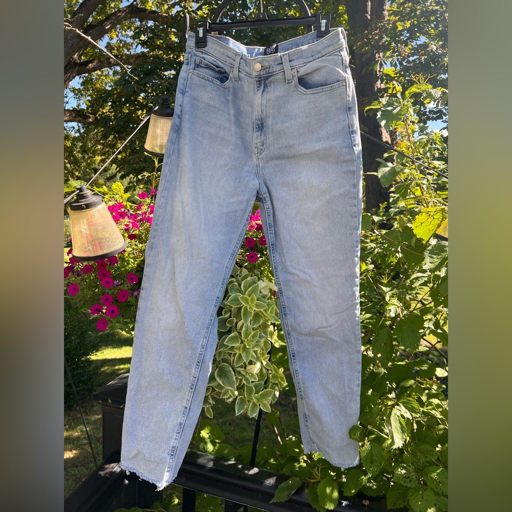 BDG Light Wash High Rise Girlfriend Leg Jeans